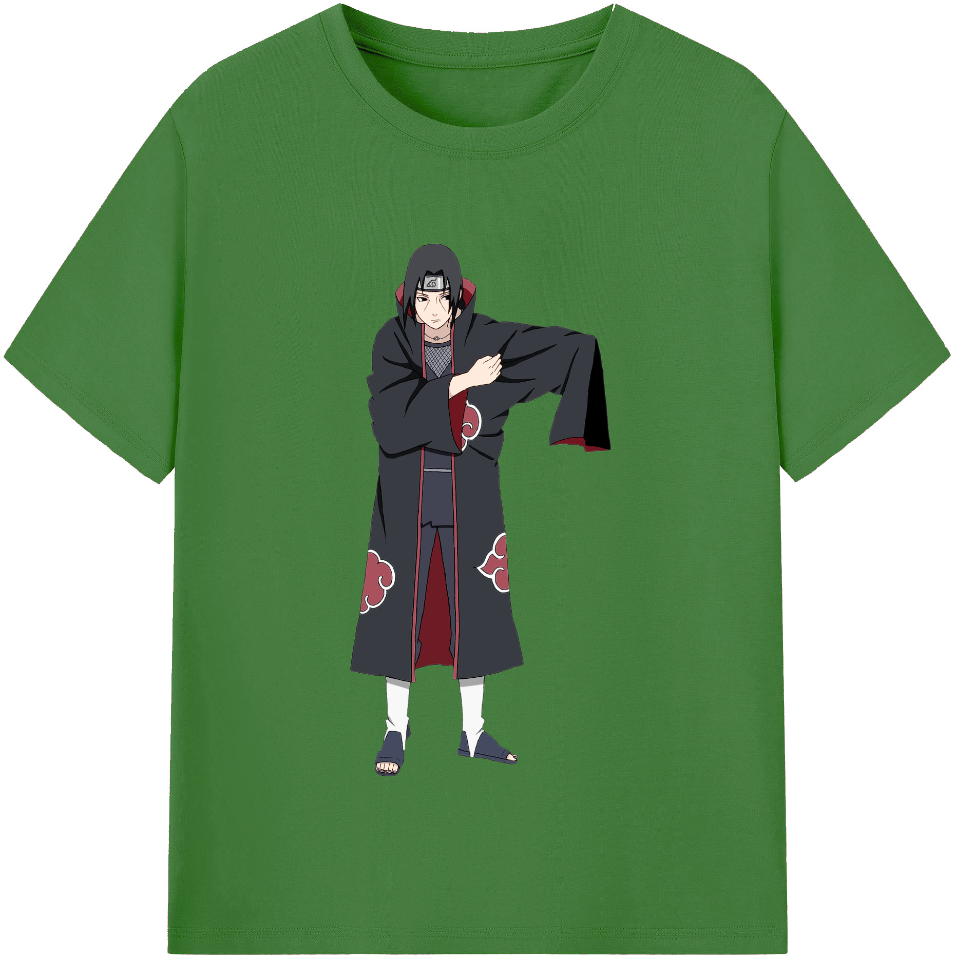（画像用） NARUTO -ナルト- うちは イタチ Uchiha Itachi レディースカジュアルプリントTシャツ（綿100％）